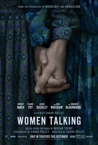 WOMEN TALKING - 11.5"x17" Original Promo Movie Poster 2022 MINT Rooney Mara Claire Foy